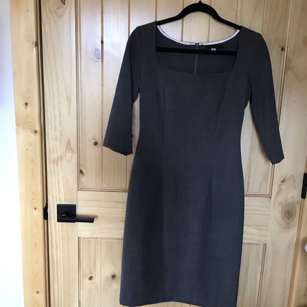 Madison Brown Classic Grey Dress